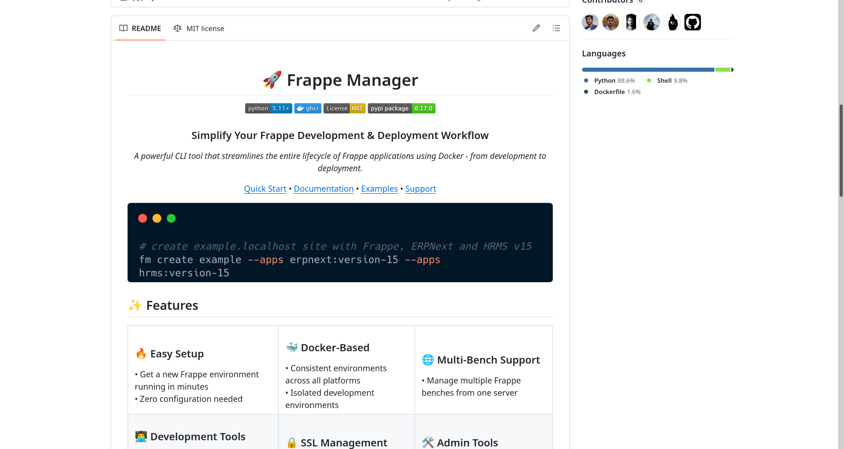 Frappe Manager Github